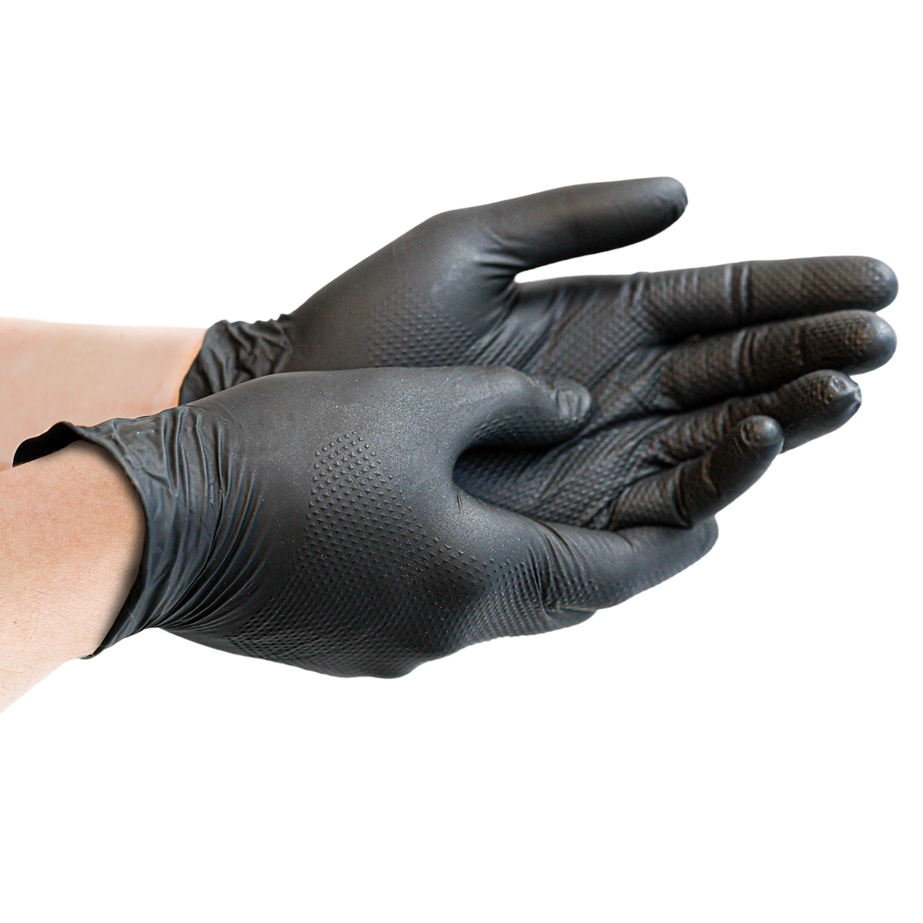 Gants en nitrile noirs